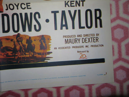 WALK TALL US ONE SHEET POSTER WILLAR PARKER JOYCE MEADOWS 1960 Movie posters