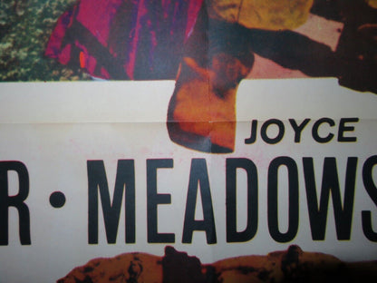 WALK TALL US ONE SHEET POSTER WILLAR PARKER JOYCE MEADOWS 1960 Movie posters