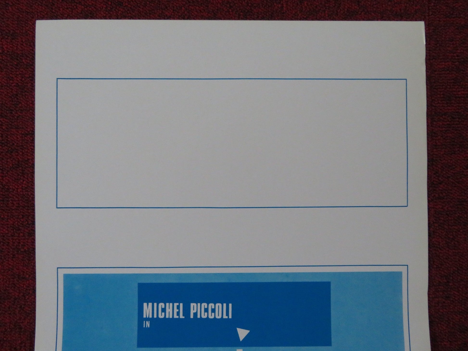 WALKING A TIGHTROPE ITALIAN LOCANDINA POSTER MICHEL PICCOLI 1993 Rendezvous Cinema Movie posters