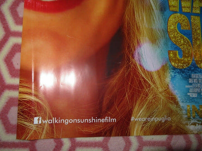 WALKING ON SUNSHINE QUAD (30"x 40") ROLLED POSTER LEONA LEWIS 2014 Rendezvous Cinema Movie posters