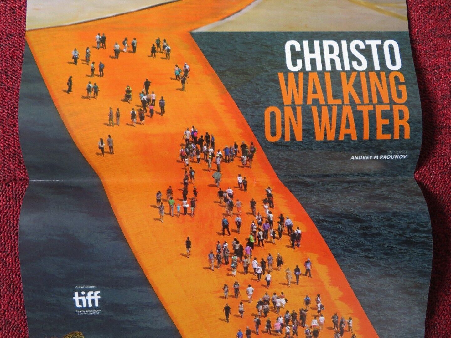 WALKING ON WATER ITALIAN LOCANDINA (26.5"x12.5") POSTER CHRISTO ANDREYM 2018 Movie posters