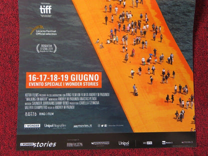 WALKING ON WATER ITALIAN LOCANDINA (26.5"x12.5") POSTER CHRISTO ANDREYM 2018 Movie posters