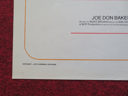 WALKING TALL - STYLE C FOLDED US ONE SHEET POSTER JOE DON BAKER 1973 Movie posters