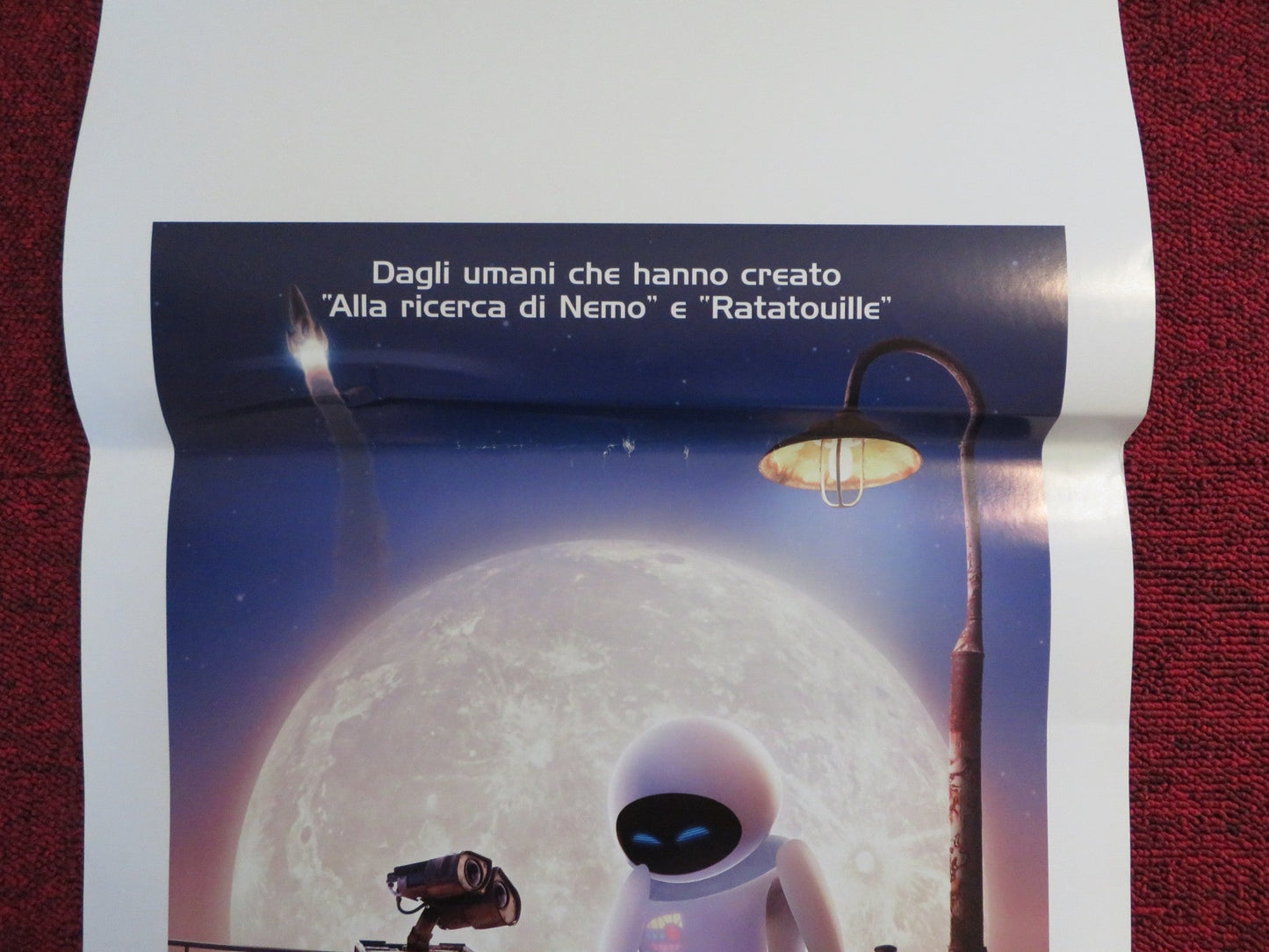 WALL - E ITALIAN LOCANDINA POSTER DISNEY BEN BURTT ELISSA KNIGHT 2008 Rendezvous Cinema Movie posters