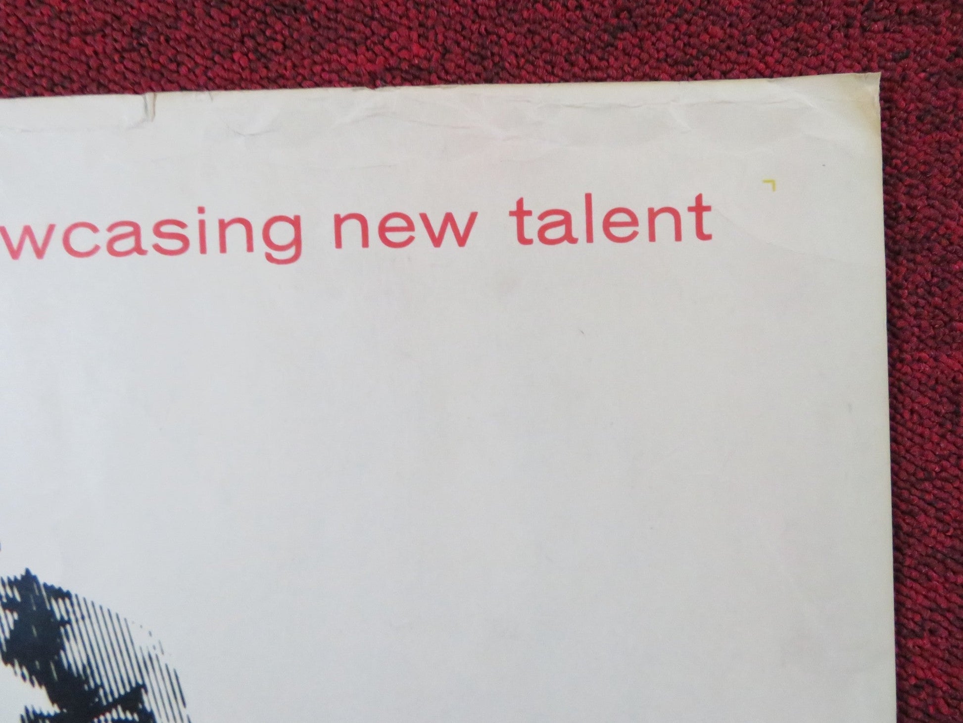 WALL OF NOISE HALF SHEET (22"x 28") POSTER SUZANNE PLESHETTE TY HARDIN 1963 Rendezvous Cinema Movie posters