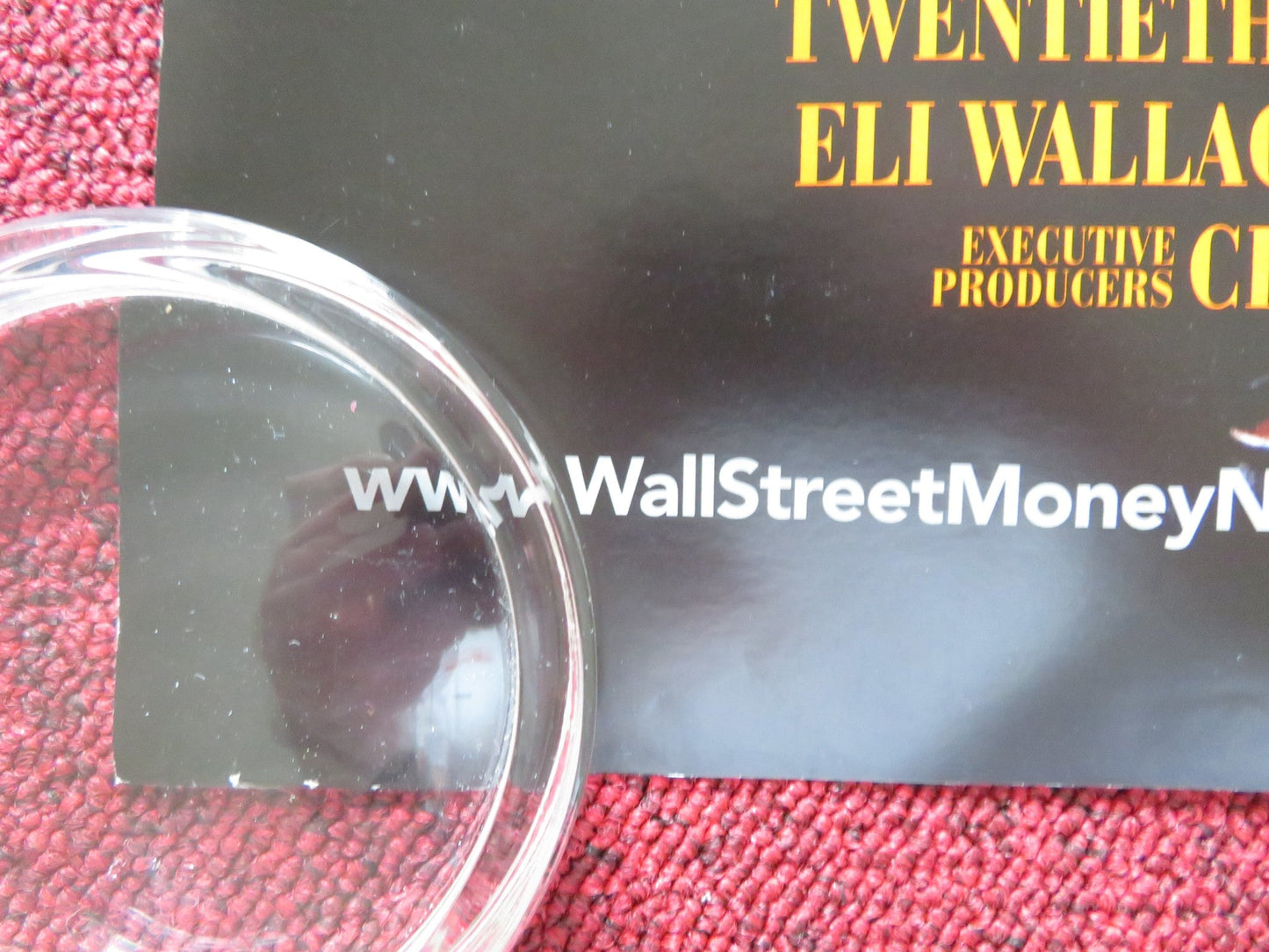 WALL STREET: MONEY NEVER SLEEPS UK QUAD ROLLED POSTER M. DOUGLAS LABEOUF 2010 Rendezvous Cinema Movie posters