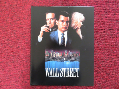 WALL STREET US SCREENING PROGRAM MICHAEL DOUGLAS CHARLIE SHEEN 1987 Rendezvous Cinema Movie posters