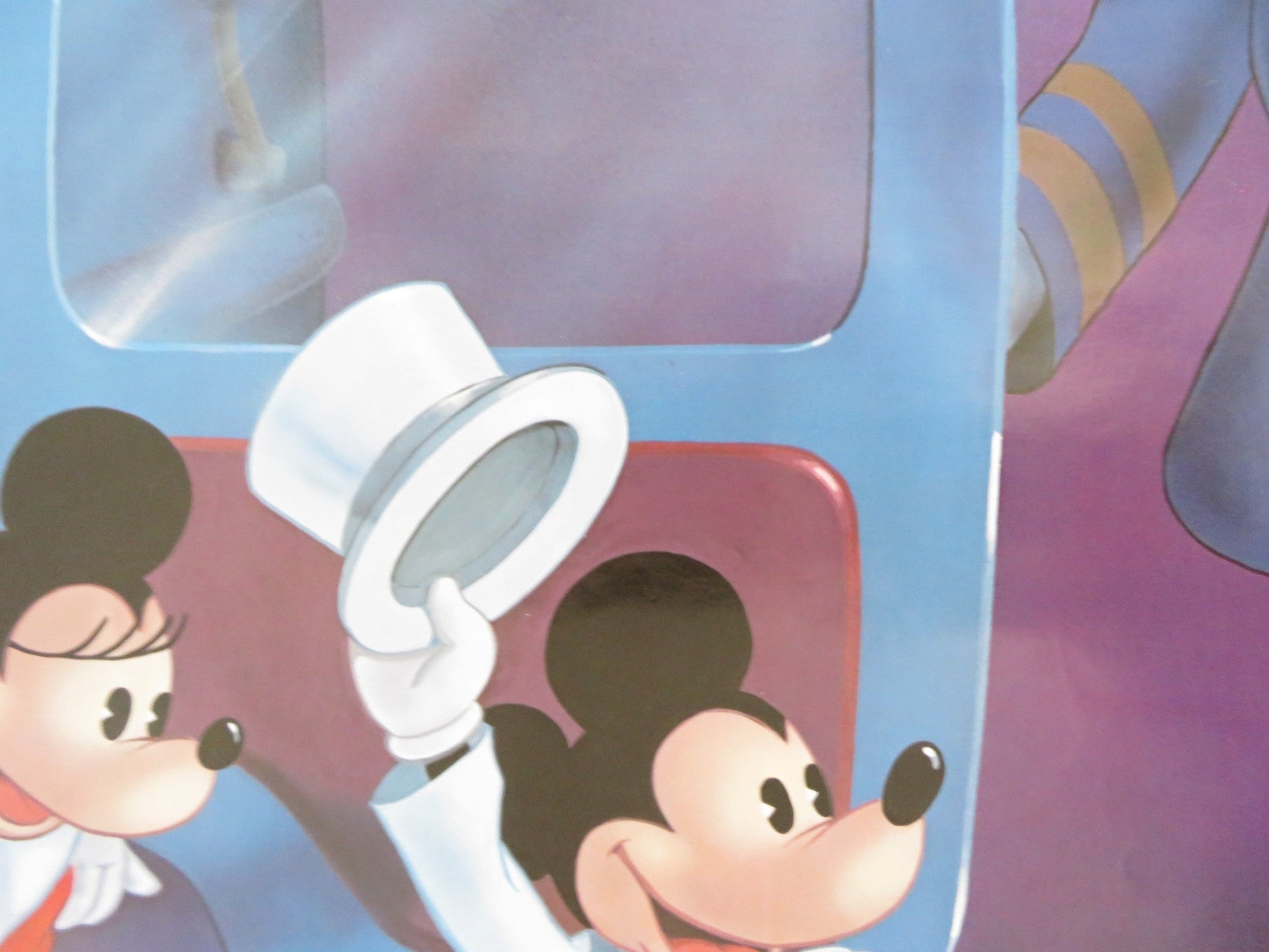 WALT DISNEY CARTOONS ON VIDEOCASSETTE VIDEO POSTER ROLLED DISNEY MICKEY MOUSE Rendezvous Cinema Movie posters