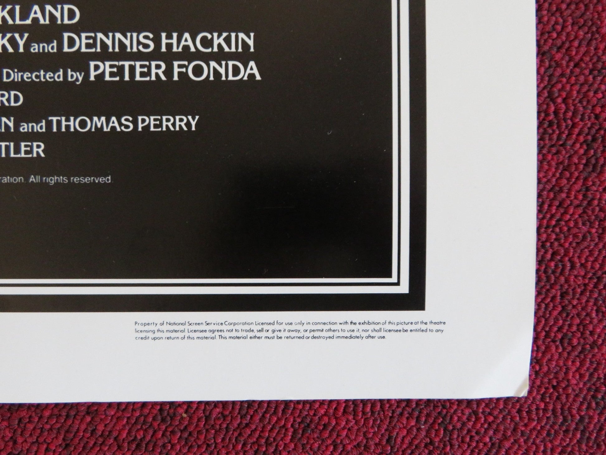 WANDA NEVADA US HALF SHEET (22"x 28") POSTER PETER FONDA BROOKE SHIELDS 1979 Rendezvous Cinema Movie posters