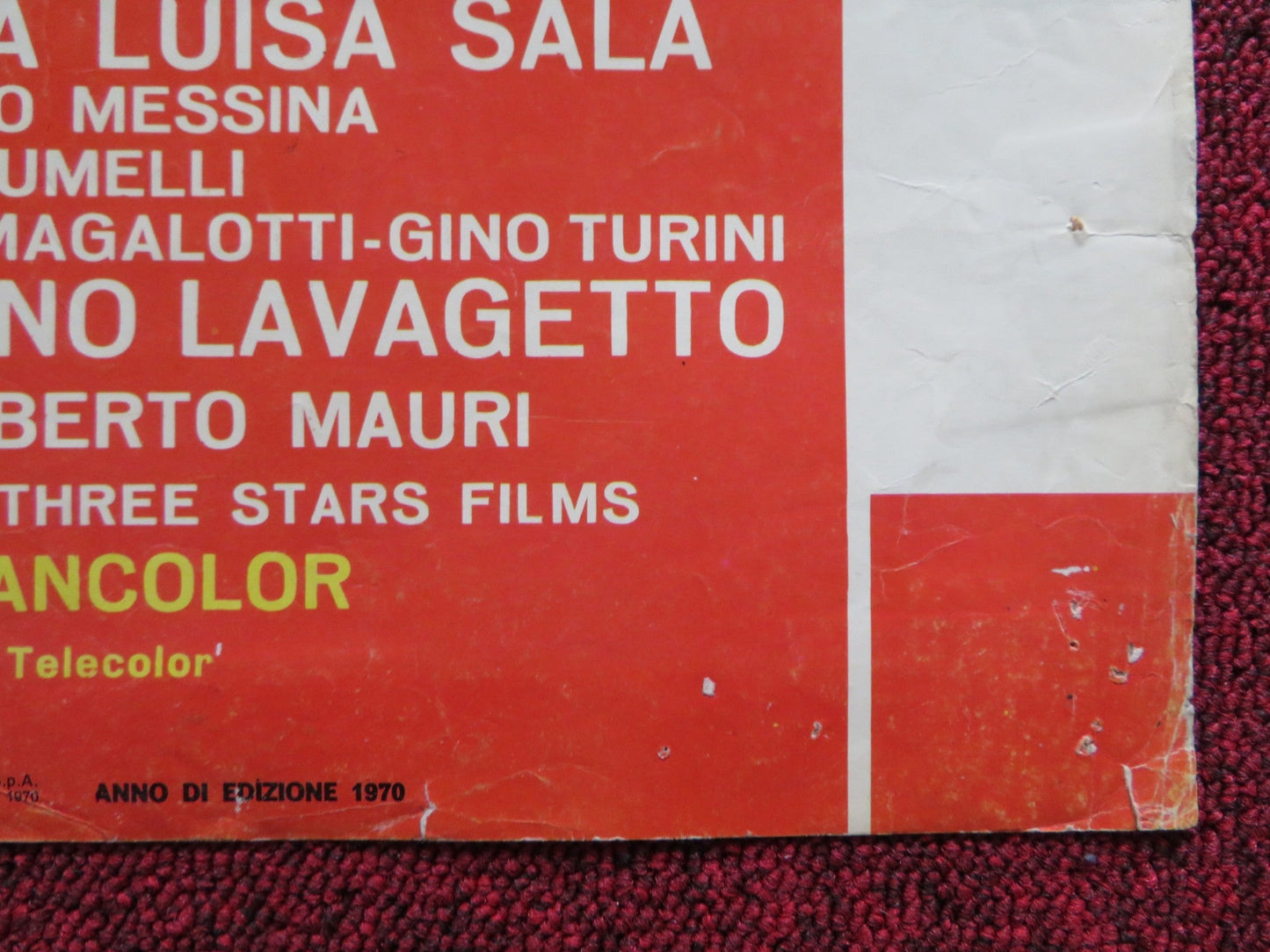 WANTED SABATA - A ITALIAN FOTOBUSTA POSTER BRAD HARRIS VASSILI KARIS 1970 Rendezvous Cinema Movie posters