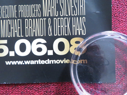WANTED UK QUAD (30"x 40") ROLLED POSTER JAMES MCAVOY ANGELINA JOLIE 2008 Rendezvous Cinema Movie posters