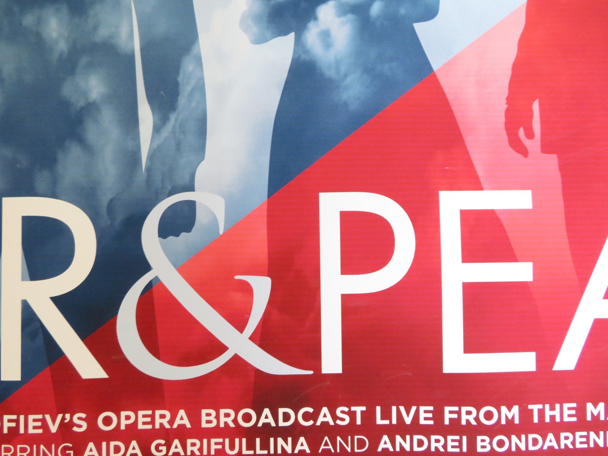 WAR AND PEACE MARIINSKY UK QUAD ROLLED POSTER AIDA GARIFULLINA 2014 Rendezvous Cinema Movie posters