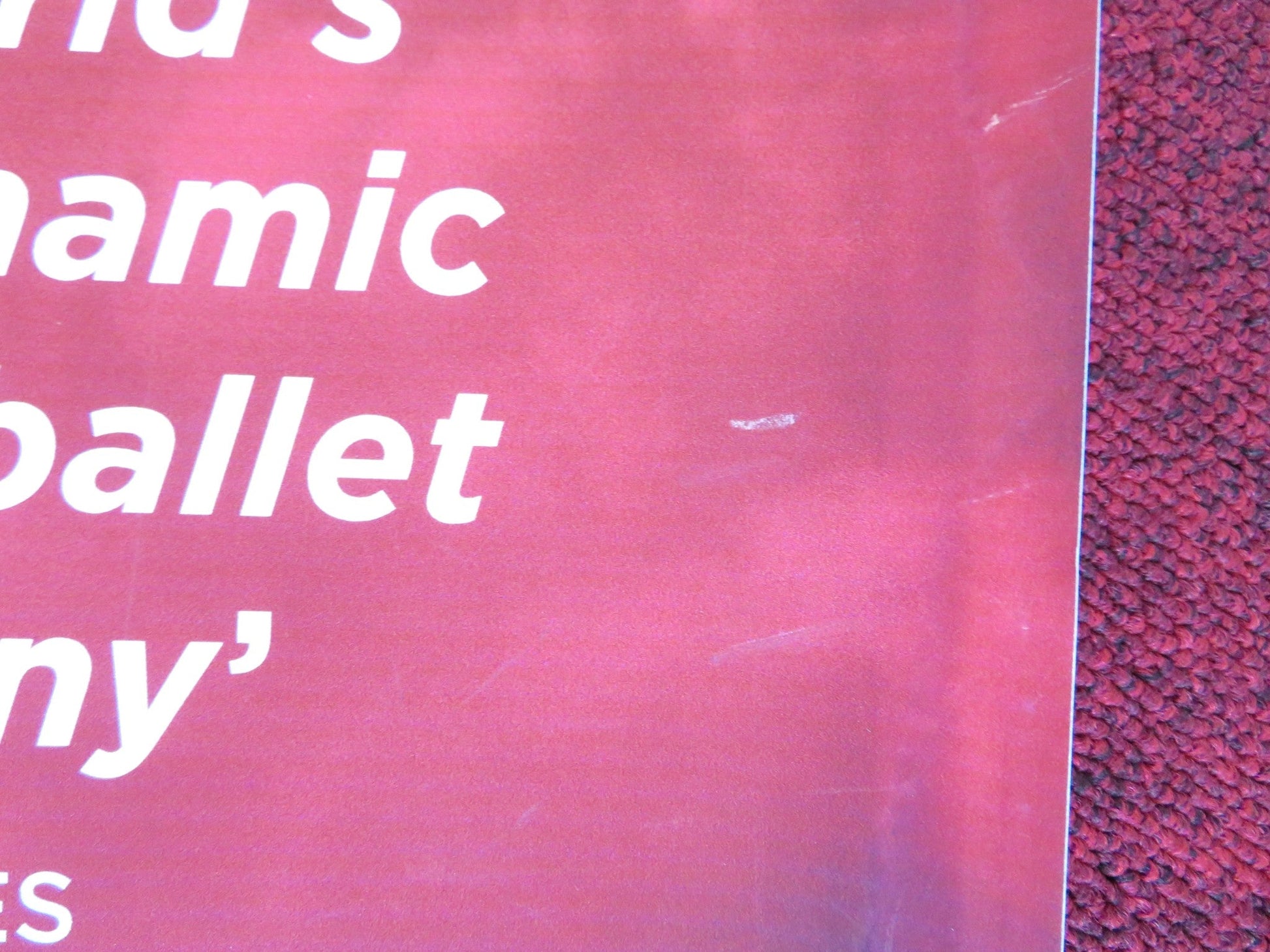 WAR AND PEACE MARIINSKY UK QUAD ROLLED POSTER AIDA GARIFULLINA 2014 Rendezvous Cinema Movie posters