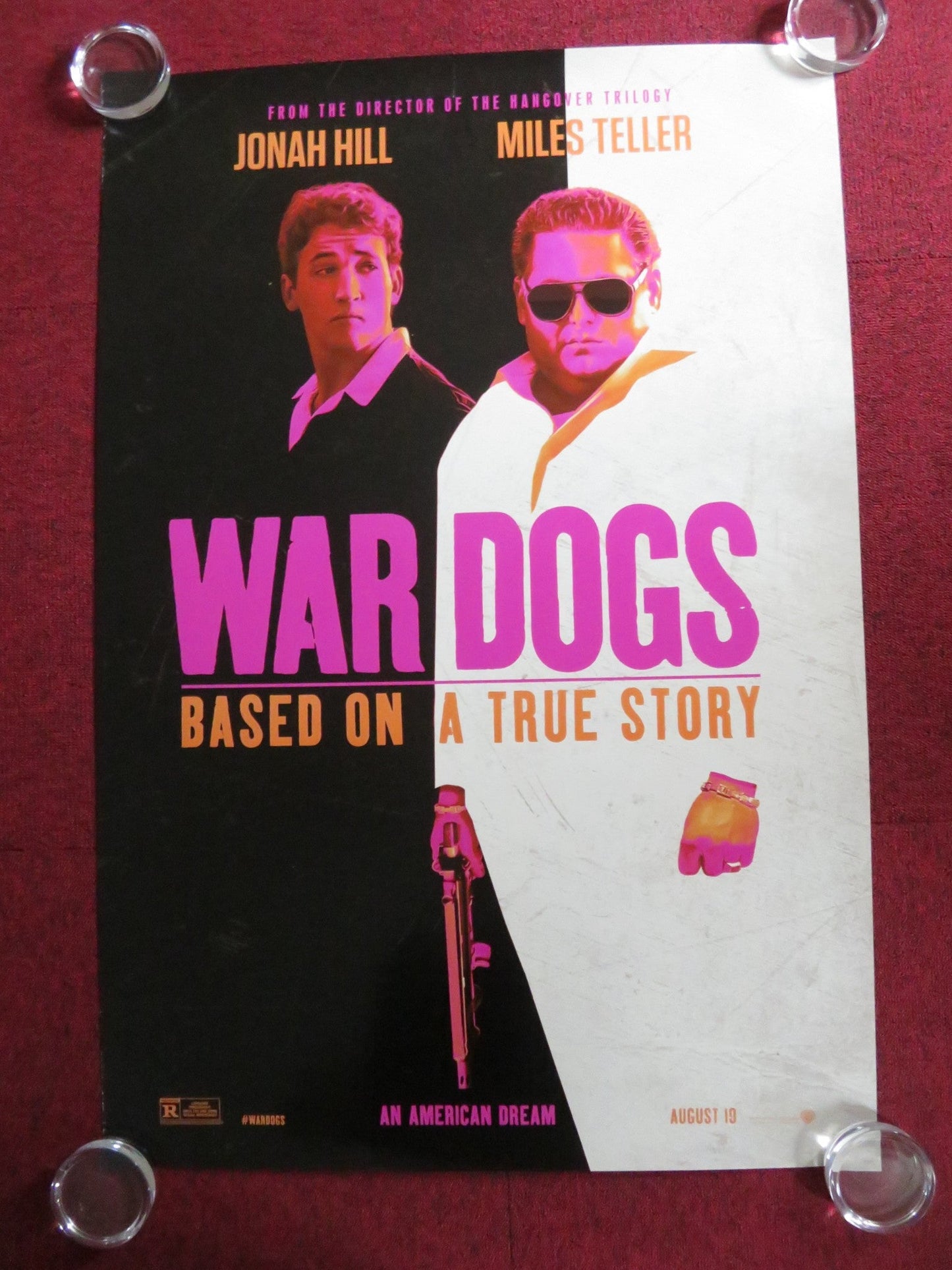WAR DOGS US ONE SHEET ROLLED POSTER MILES TELLER JONAH HILL 2016 Rendezvous Cinema Movie posters