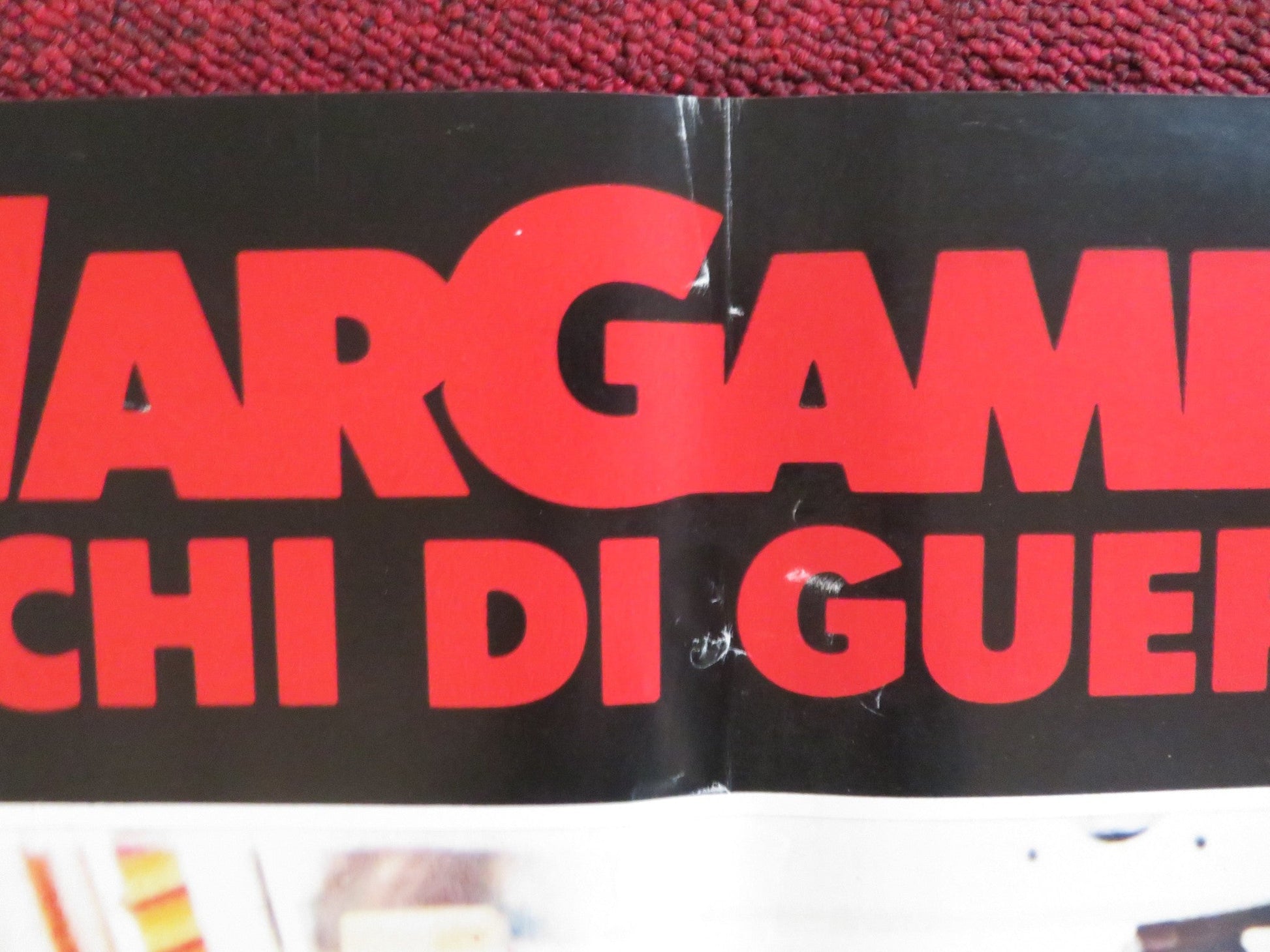 WAR GAMES - A ITALIAN FOTOBUSTA POSTER MATTHEW BRODERICK ALLY SHEEDY 1983 Rendezvous Cinema Movie posters