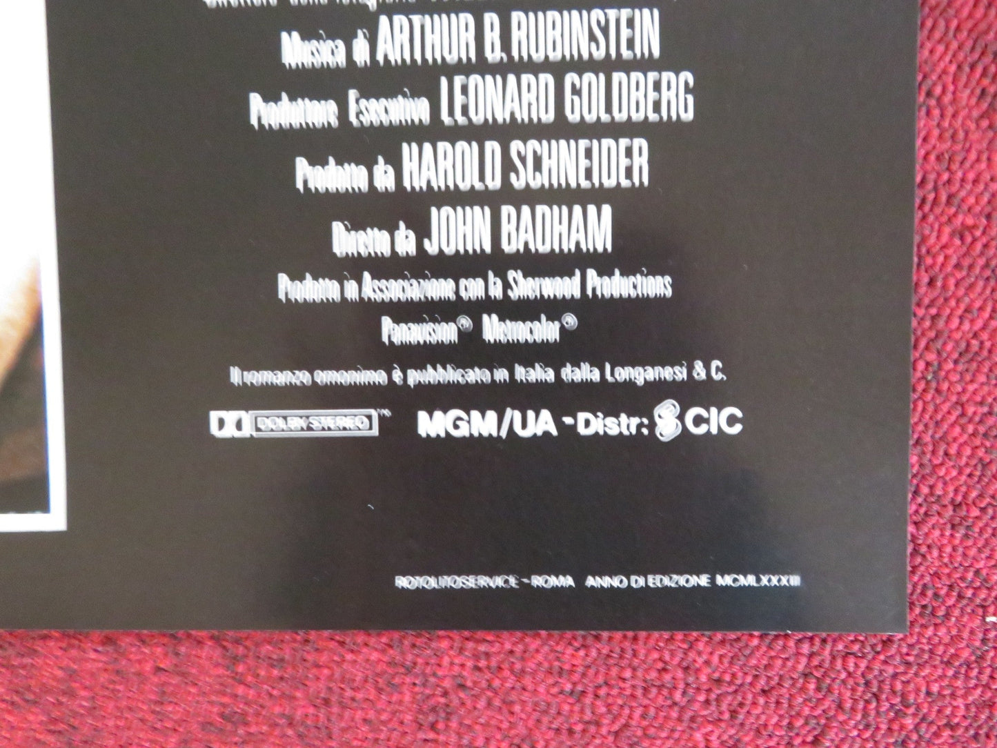 WAR GAMES - B ITALIAN FOTOBUSTA POSTER MATTHEW BRODERICK ALLY SHEEDY 1983 Rendezvous Cinema Movie posters