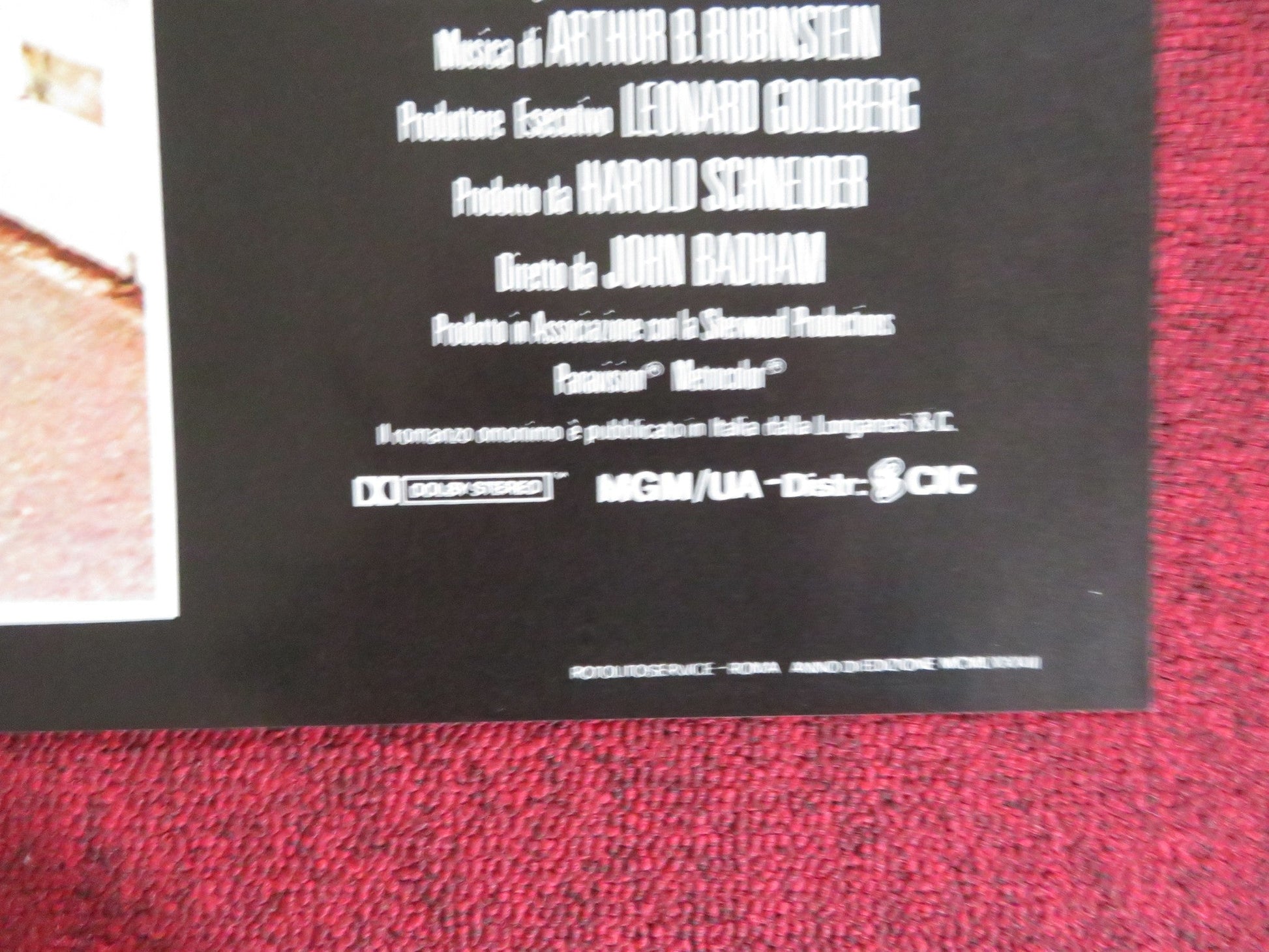 WAR GAMES - F ITALIAN FOTOBUSTA POSTER MATTHEW BRODERICK ALLY SHEEDY 1983 Rendezvous Cinema Movie posters
