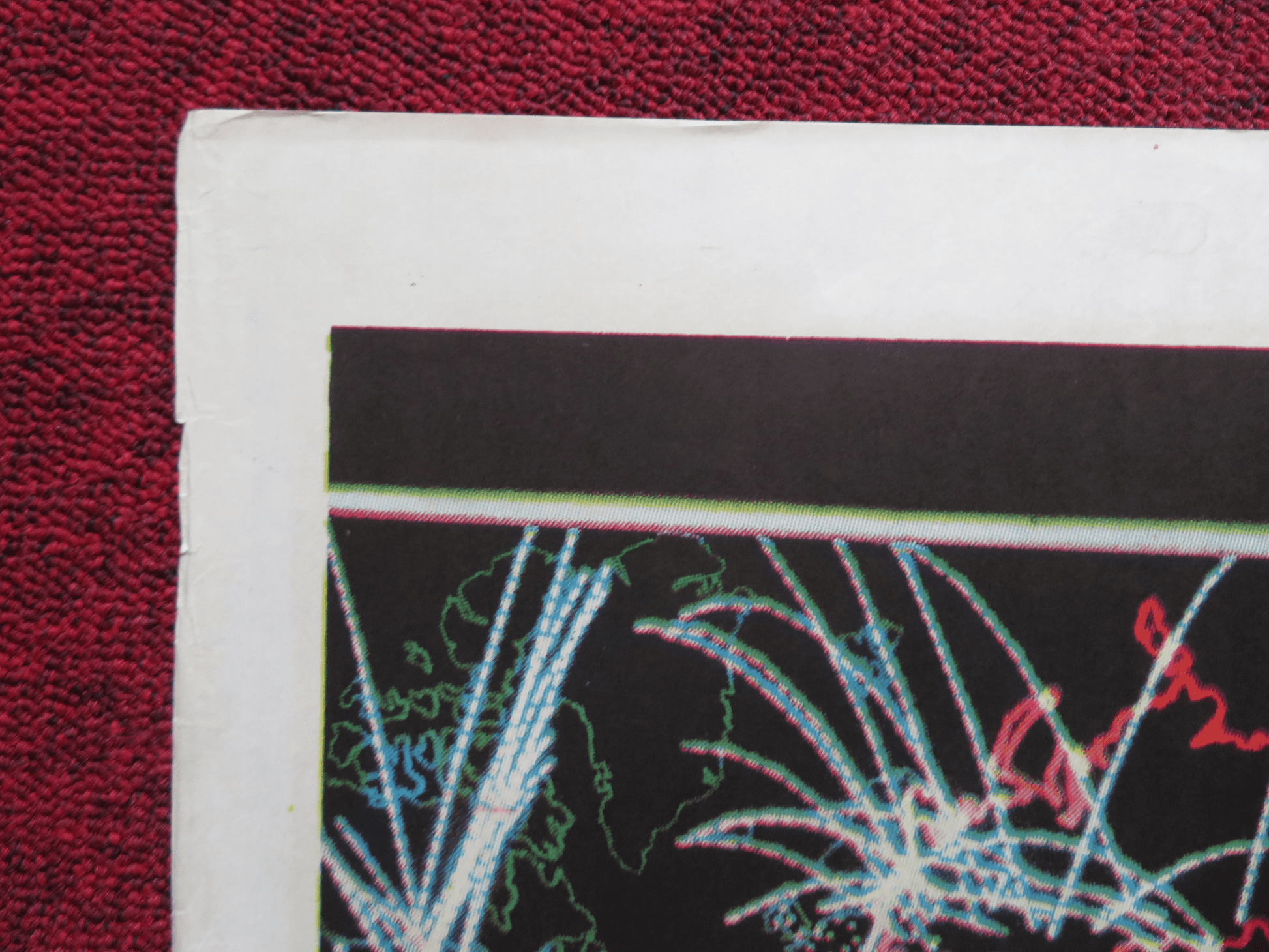 WAR GAMES FOLDED ARGENTINA ONE SHEET POSTER MATTHEW BRODERICK ALLY SHEEDY 1983 Rendezvous Cinema Movie posters