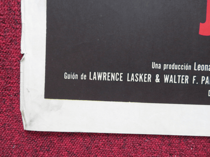 WAR GAMES FOLDED ARGENTINA ONE SHEET POSTER MATTHEW BRODERICK ALLY SHEEDY 1983 Rendezvous Cinema Movie posters