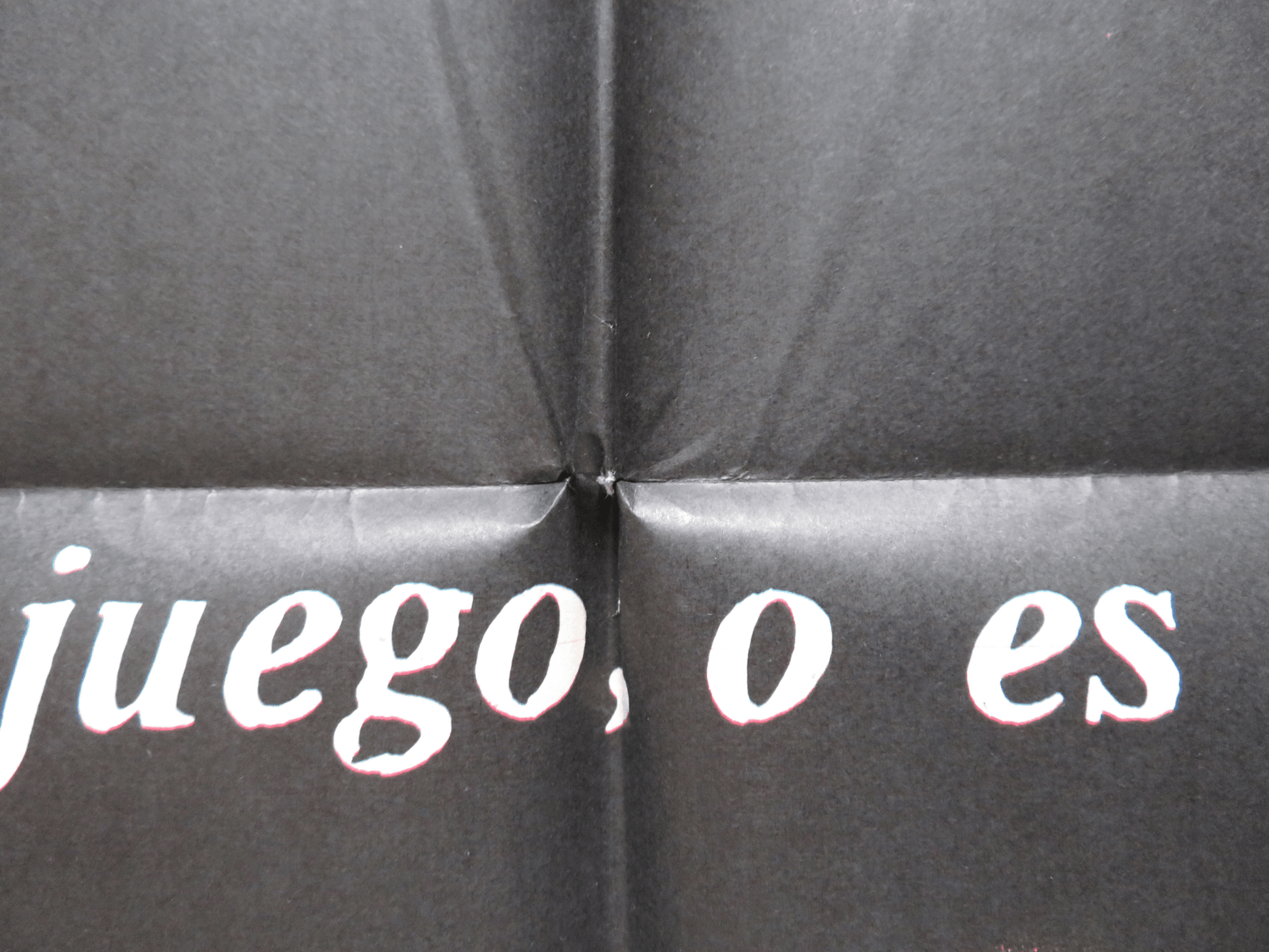 WAR GAMES FOLDED ARGENTINA ONE SHEET POSTER MATTHEW BRODERICK ALLY SHEEDY 1983 Rendezvous Cinema Movie posters