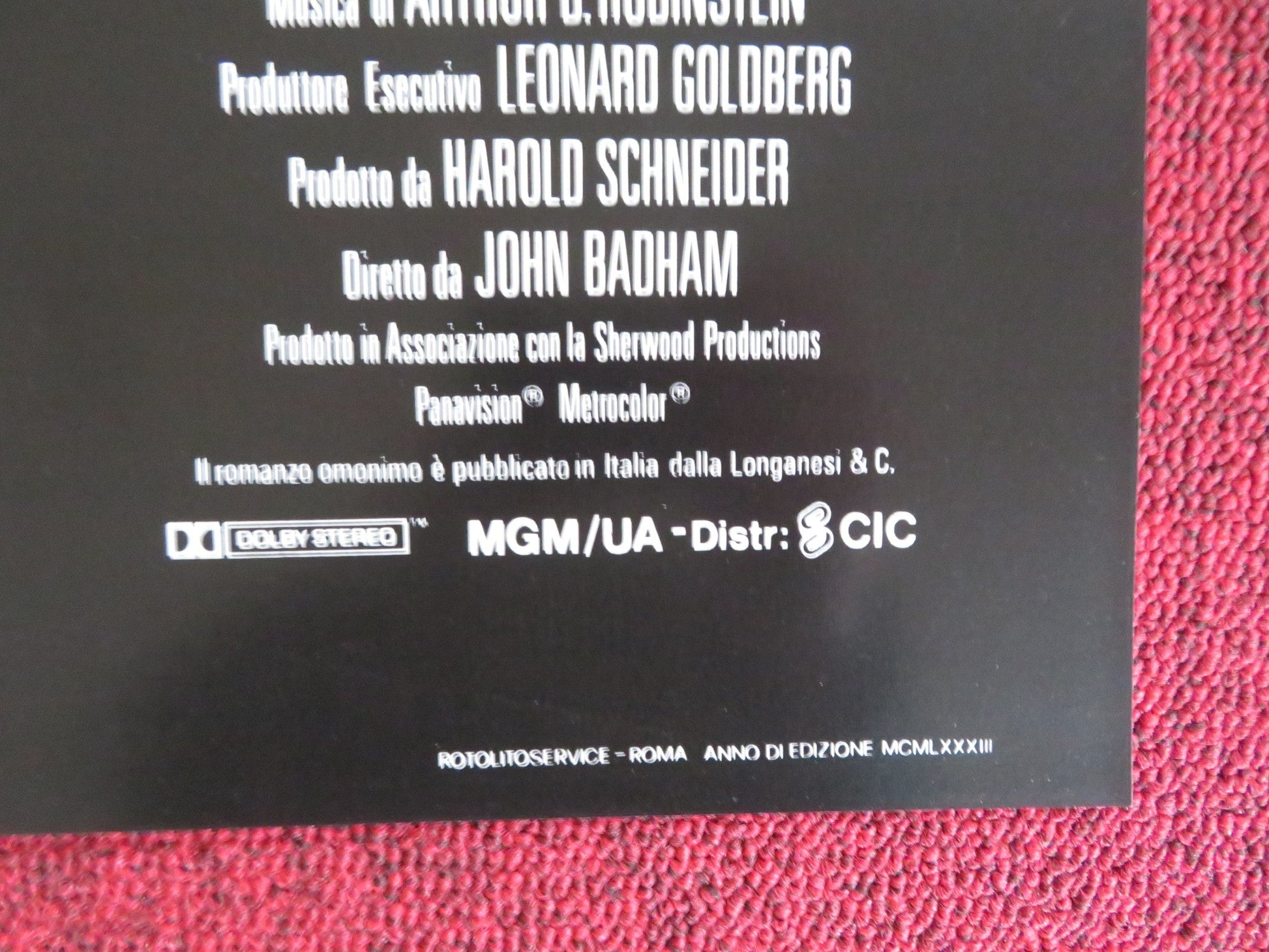 WAR GAMES - G ITALIAN FOTOBUSTA POSTER MATTHEW BRODERICK ALLY SHEEDY 1983 Rendezvous Cinema Movie posters