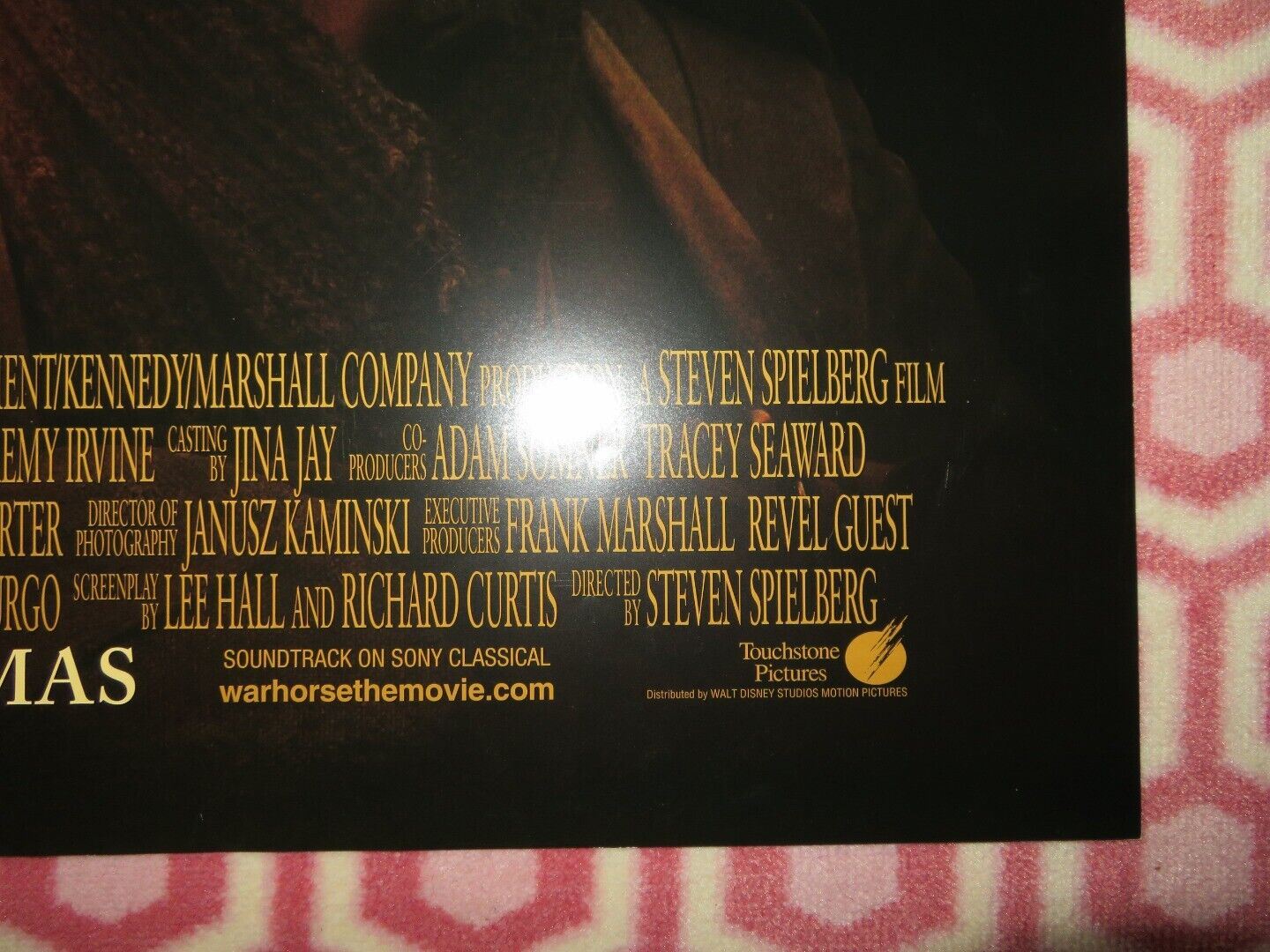 WAR HORSE US ONE SHEET ROLLED POSTER SPIELBERG EMILY WATSON 2011 Movie posters