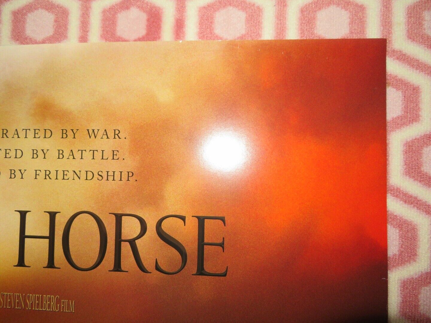WAR HORSE US ONE SHEET ROLLED POSTER SPIELBERG EMILY WATSON 2011 Movie posters