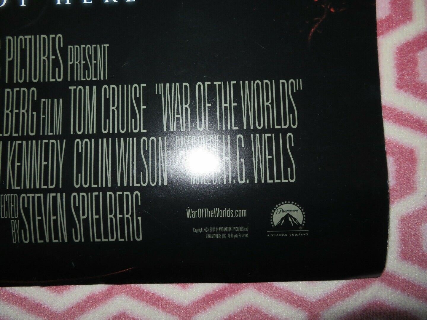 WAR OF THE WORLDS TEASER US ONE SHEET ROLLED POSTER TOM CRUISE SPIELBERG 2005 Movie posters