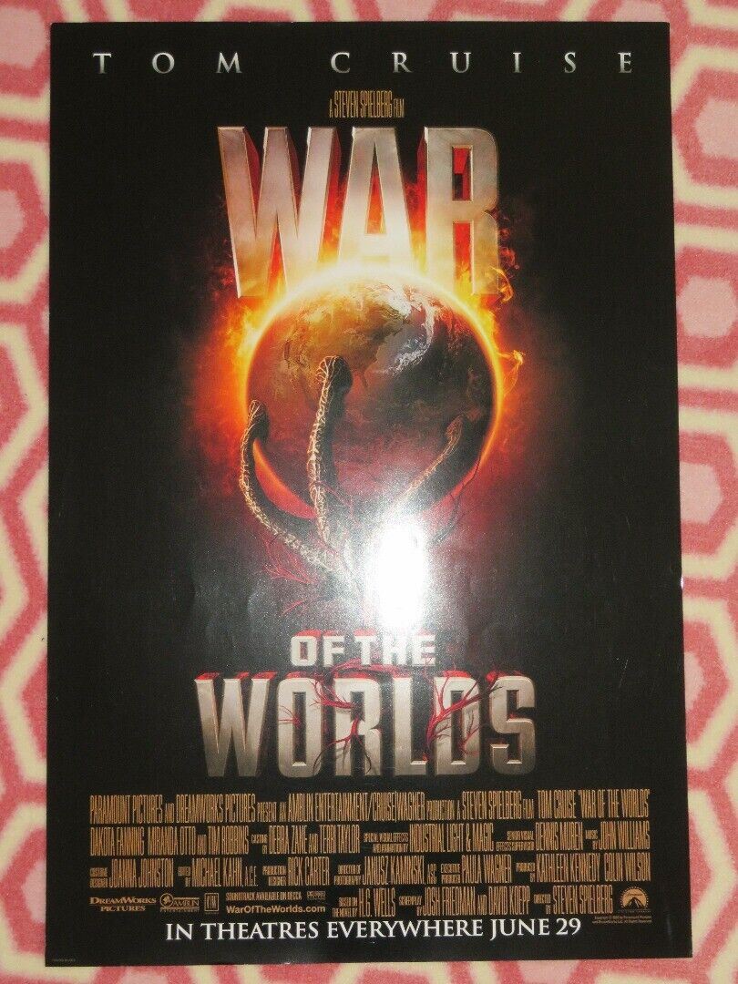 WAR OF THE WORLDS US MINI (13"x 19.5") POSTER TOM CRUISE SPIELBERG 2005 Rendezvous Cinema Movie posters