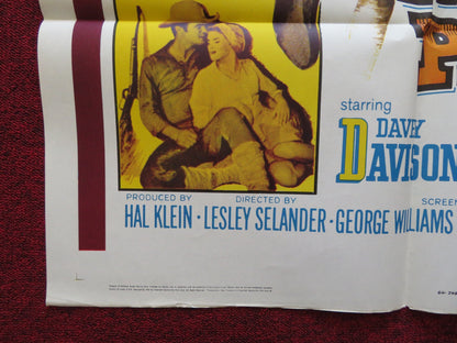 WAR PARTY FOLDED US ONE SHEET POSTER DAVEY DAVISON DONALD BARRY 1965 Rendezvous Cinema Movie posters