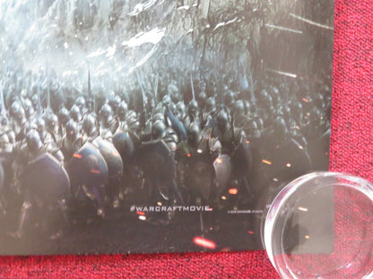 WARCRAFT UK QUAD ROLLED POSTER TRAVIS FIMMEL PAULA PATTON 2016 Rendezvous Cinema Movie posters