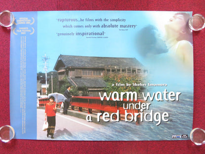 WARM WATER UNDER A RED BRIDGE UK QUAD (30"x 40") ROLLED POSTER KOJI YAKUSHO 2001 Rendezvous Cinema Movie posters
