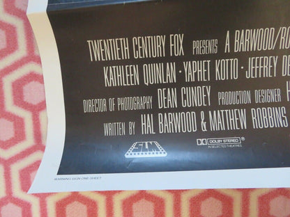 WARNING SIGN US ONE SHEET POSTER SAM WATERSTON YAPHET KOTTO 1985 Movie posters