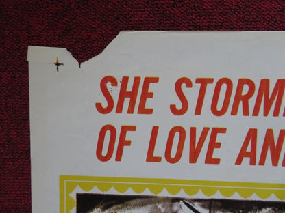 WARRIOR EMPRESS FOLDED US ONE SHEET POSTER KERWIN MATHEWS TINA LOUISE 1960 Movie posters