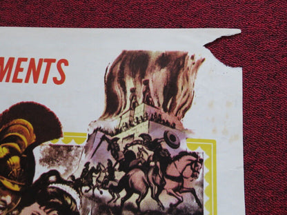 WARRIOR EMPRESS FOLDED US ONE SHEET POSTER KERWIN MATHEWS TINA LOUISE 1960 Movie posters