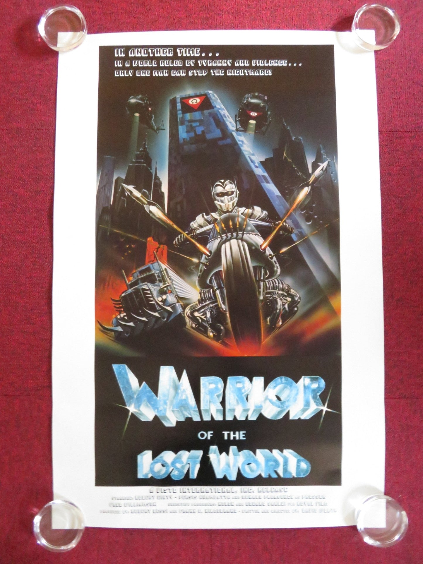 WARRIOR OF THE LOST WORLD ROLLED 37" X 24" POSTER ROBERT GINTY DONALD PLEASENCE Rendezvous Cinema Movie posters