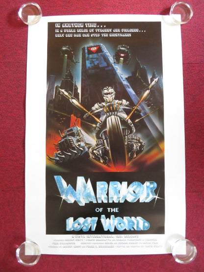 WARRIOR OF THE LOST WORLD ROLLED 37" X 24" POSTER ROBERT GINTY DONALD PLEASENCE Rendezvous Cinema Movie posters