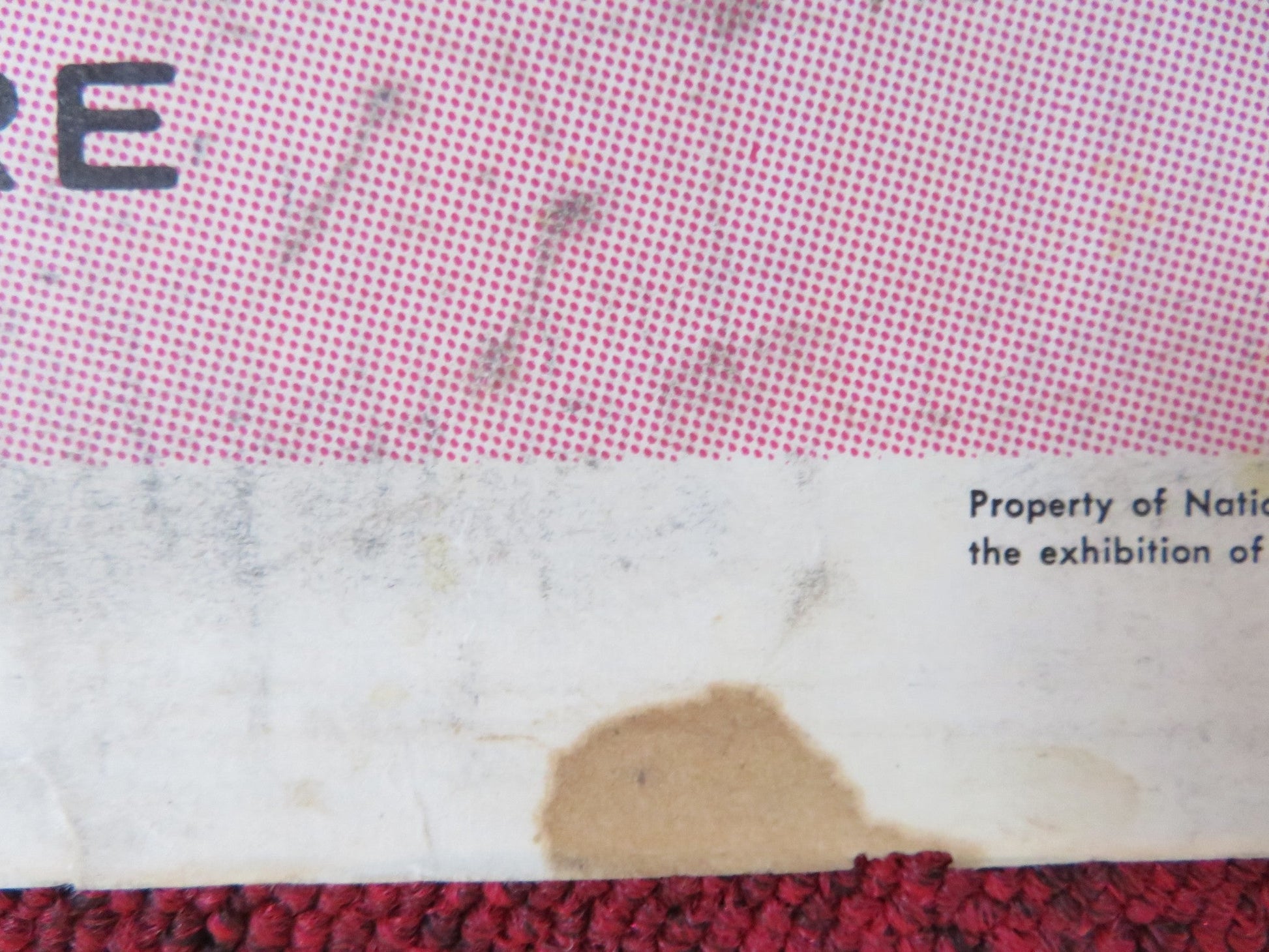 WARRIORS FIVE FOLDED US ONE SHEET POSTER JACK PALANCE GIOVANNA RALLI 1962 Rendezvous Cinema Movie posters