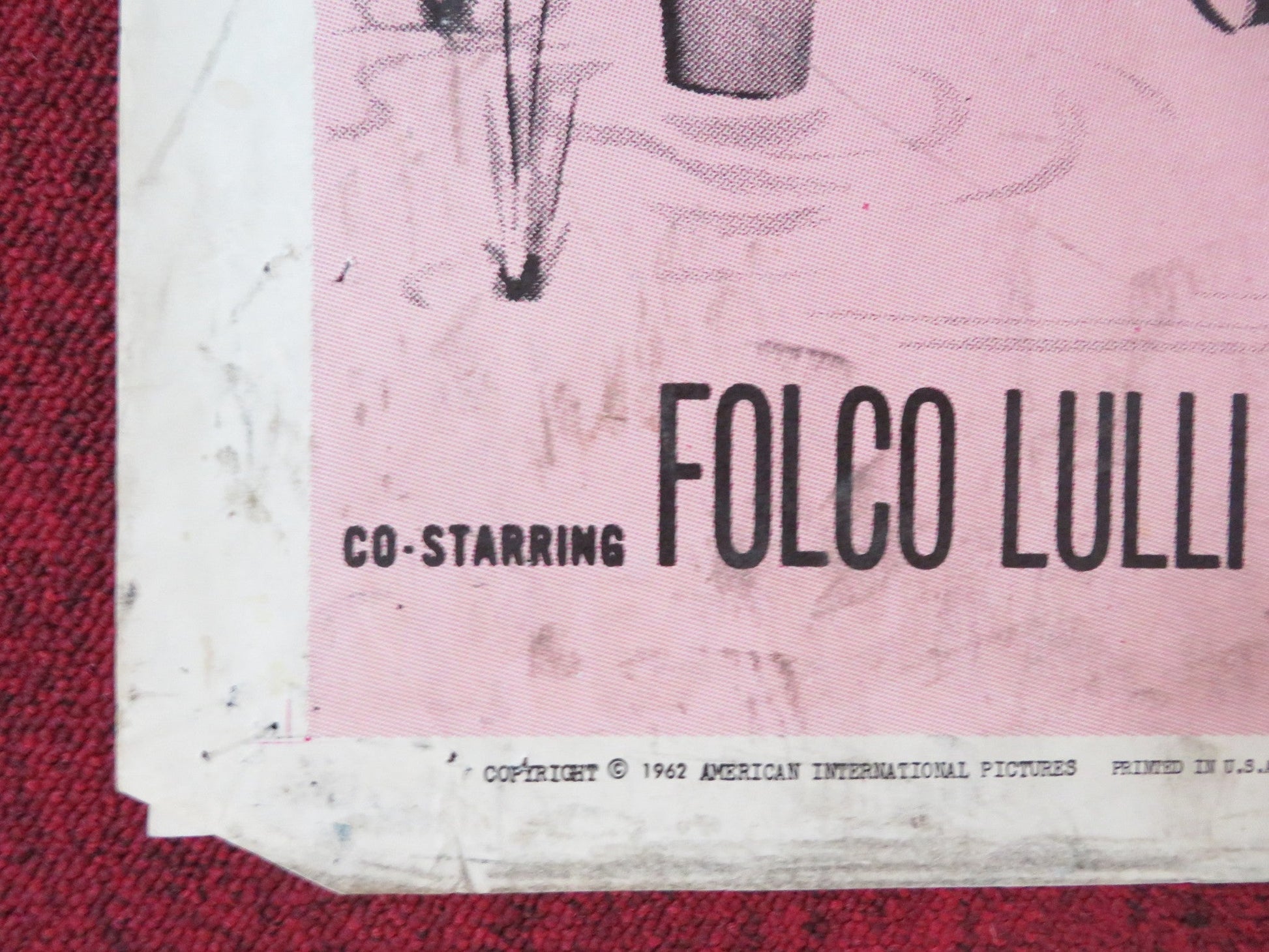 WARRIORS FIVE FOLDED US ONE SHEET POSTER JACK PALANCE GIOVANNA RALLI 1962 Rendezvous Cinema Movie posters