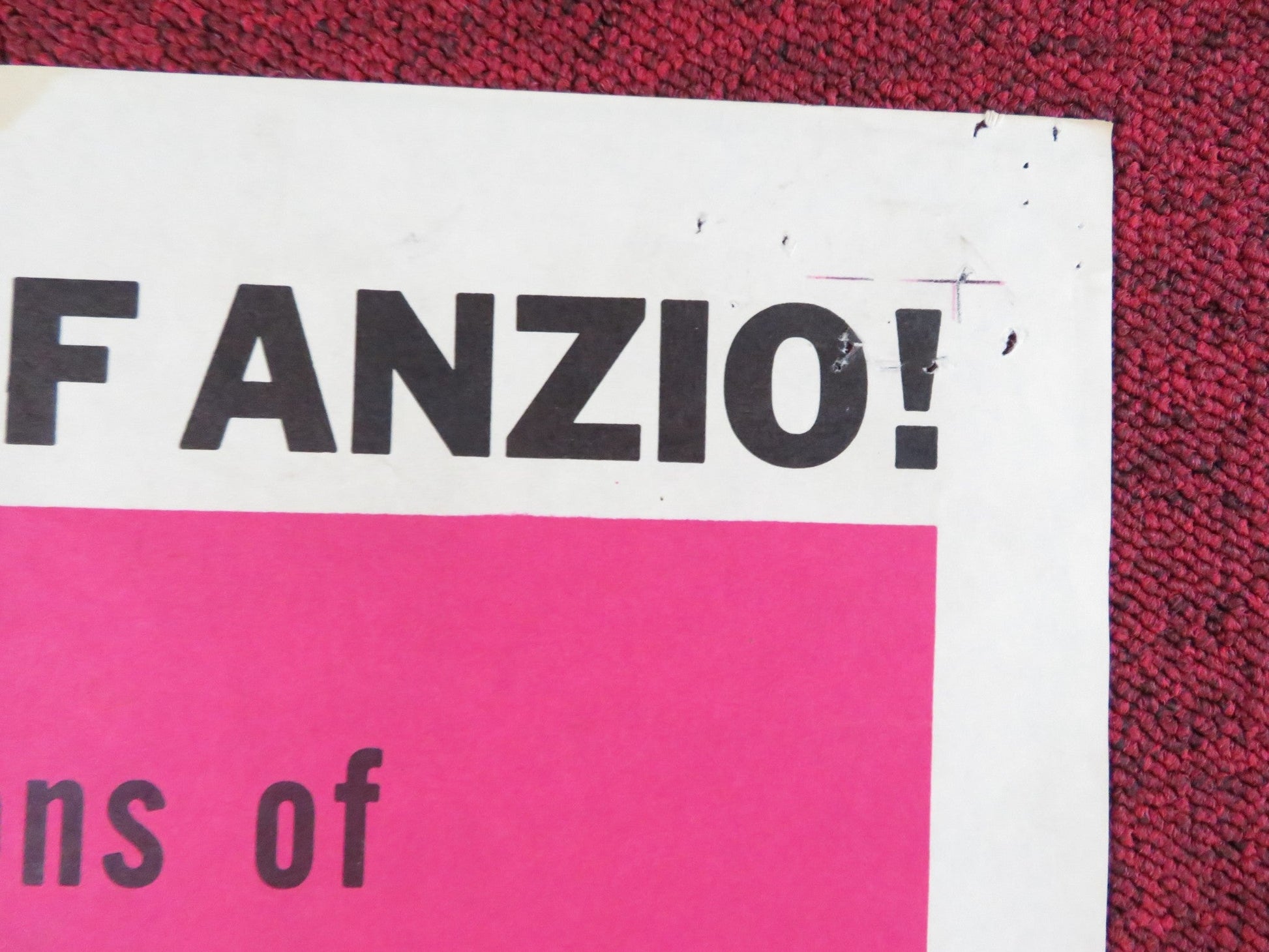 WARRIORS FIVE FOLDED US ONE SHEET POSTER JACK PALANCE GIOVANNA RALLI 1962 Rendezvous Cinema Movie posters