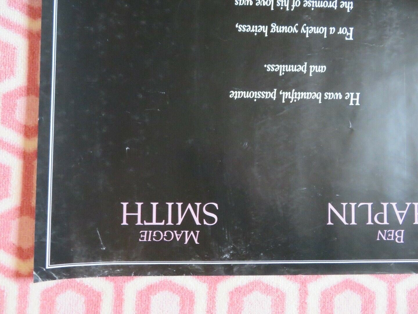 WASHINGTON SQUARE QUAD (30"x 40") ROLLED POSTER JENNIFER JASON LEIGH BEN CHAPLIN Movie posters