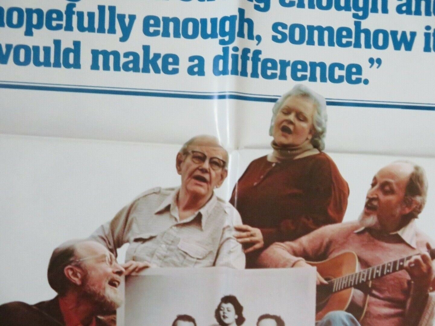 WASN'T THAT A TIME! US ONE SHEET POSTER THE WEAVERS 1982 Movie posters