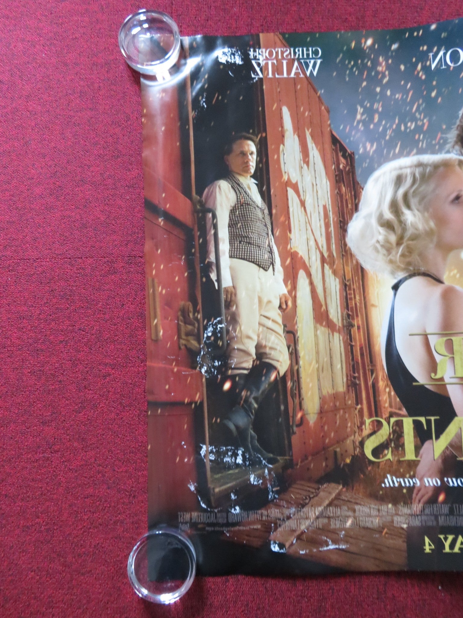 WATER FOR ELEPHANTS UK QUAD (30"x 40") ROLLED POSTER ROBERT PATTINSON 2011 Rendezvous Cinema Movie posters