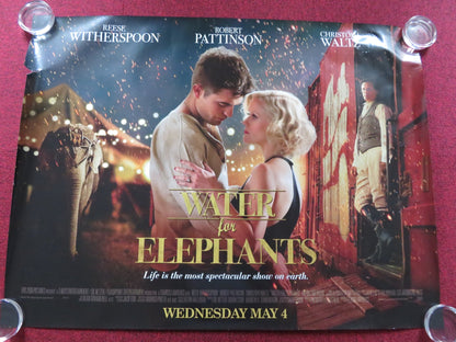 WATER FOR ELEPHANTS UK QUAD (30"x 40") ROLLED POSTER ROBERT PATTINSON 2011 Rendezvous Cinema Movie posters