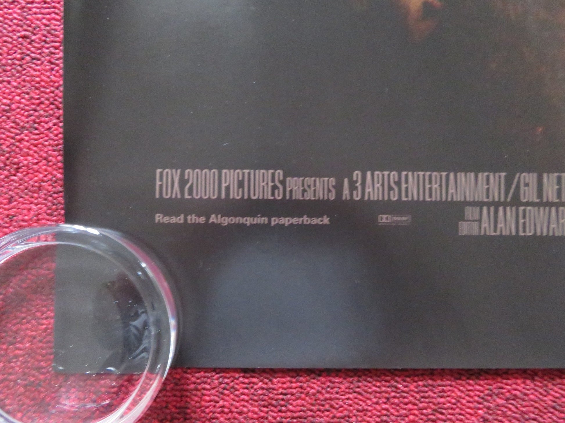 WATER FOR ELEPHANTS UK QUAD (30"x 40") ROLLED POSTER ROBERT PATTINSON 2011 Rendezvous Cinema Movie posters