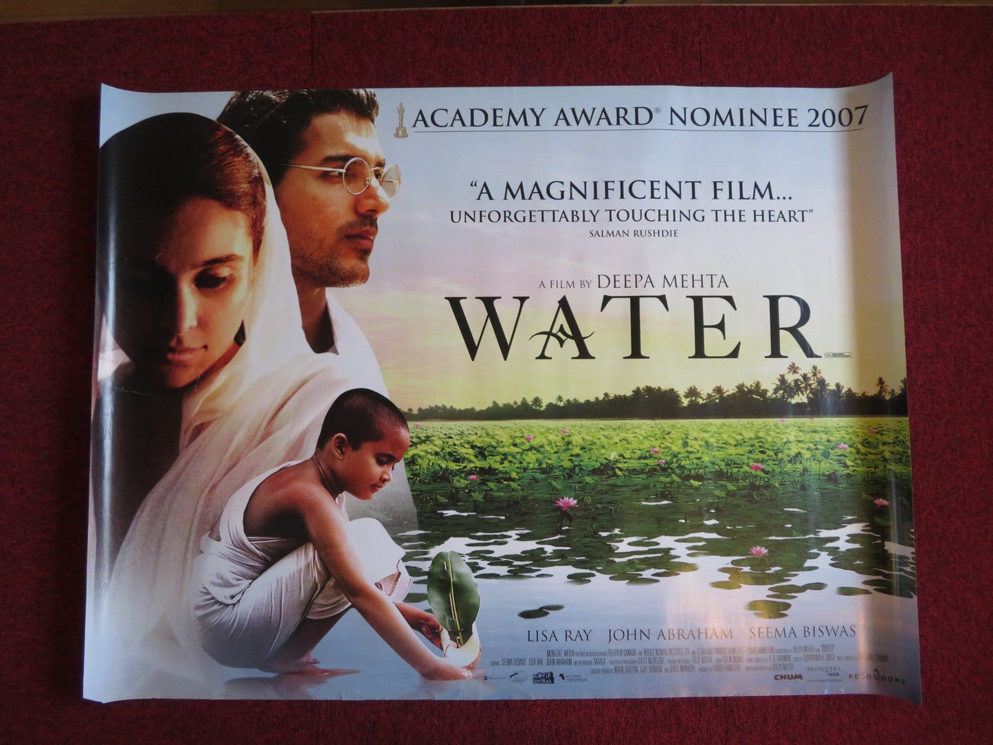 WATER UK QUAD (30"x 40") ROLLED POSTER LISA RAY JOHN ABRAHAM 2005 Rendezvous Cinema Movie posters