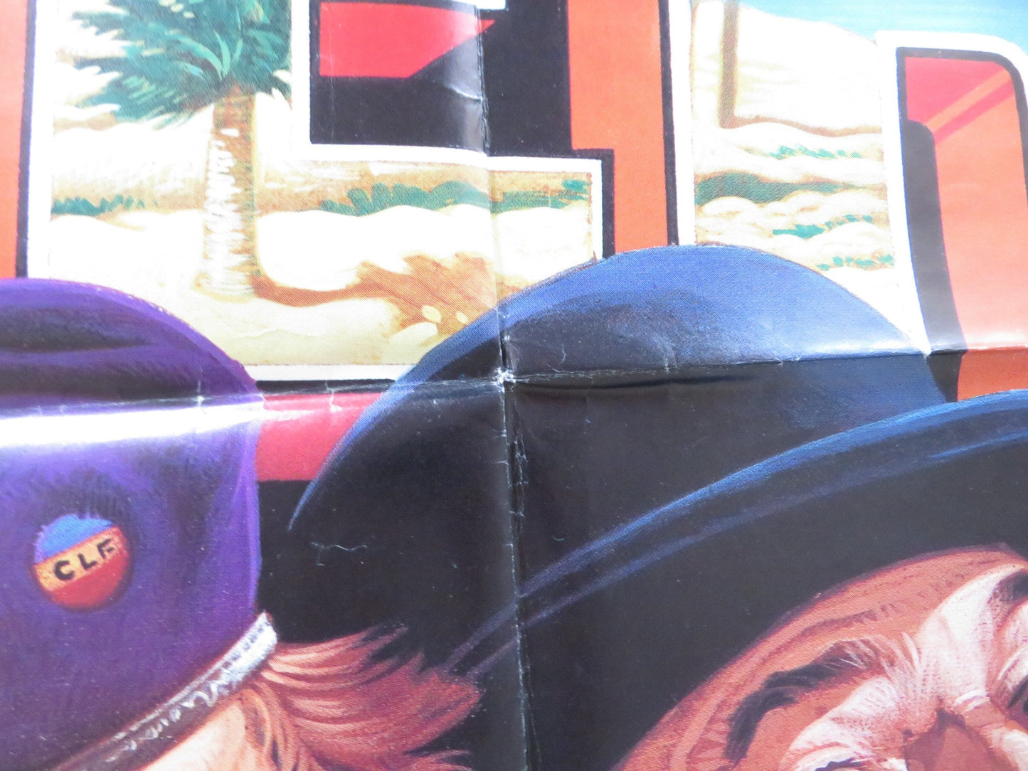 WATER UK QUAD POSTER FOLDED BILLY CONNOLLY MICHAEL CAINE 1985 Rendezvous Cinema Movie posters