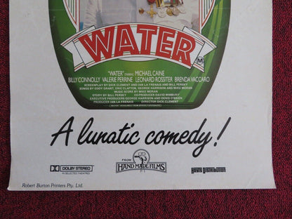 WATER U.S MINI (13" X 27") POSTER MICHAEL CAINE BILLY CONNOLLY 1985 - Rendezvous Cinema