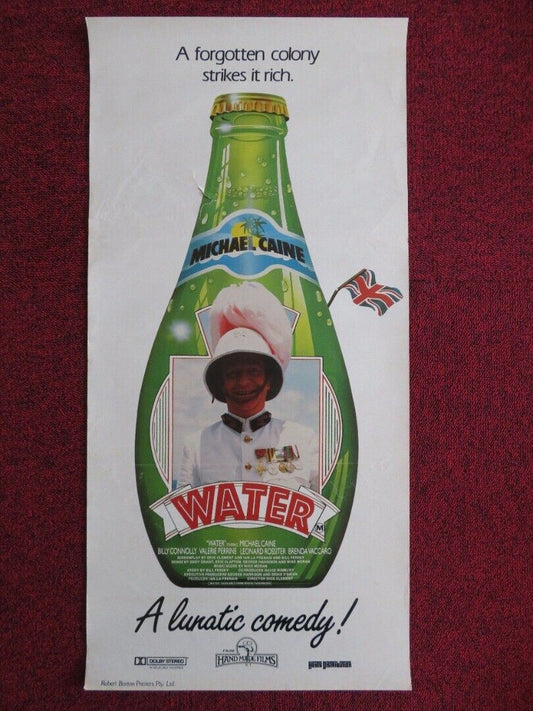 WATER U.S MINI (13" X 27") POSTER MICHAEL CAINE BILLY CONNOLLY 1985 - Rendezvous Cinema