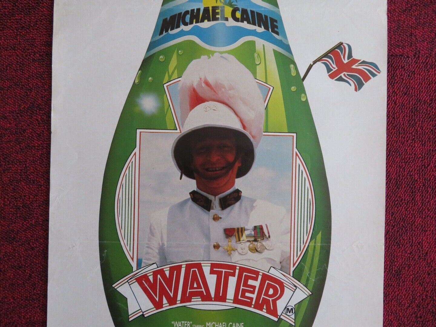 WATER U.S MINI (13" X 27") POSTER MICHAEL CAINE BILLY CONNOLLY 1985 - Rendezvous Cinema